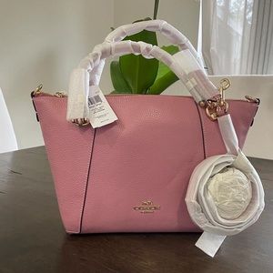 NWT Coach Pink Leather Bag